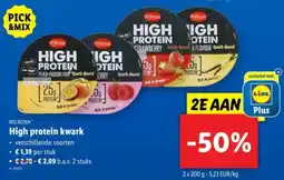 Lidl Milbona High protein kwark aanbieding