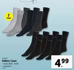 Lidl LIVERGY Sokken, 7 paar aanbieding