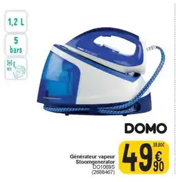 Cora DOMO Générateur vapeur aanbieding