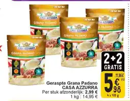 Cora Geraspte Grana Padano CASA AZZURRA aanbieding