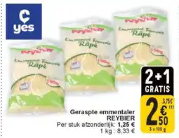 Cora Geraspte emmentaler REYBIER aanbieding