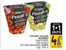 Cora Sodebo Pasta Box aanbieding
