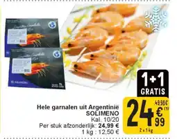 Cora Hele garnalen uit Argentinië SOLIMENO aanbieding