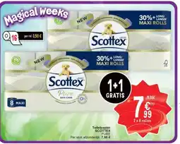 Cora Toiletpapier SCOTTEX PURE aanbieding