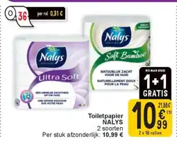 Cora Toiletpapier NALYS aanbieding