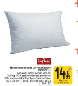 Cora Hoofdkussen met vormgeheugen MEMOFILL aanbieding