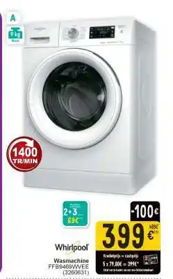 Cora Whirlpool Wasmachine FFB9469WWE aanbieding