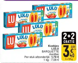 Cora Koekjes LULU BARQUETTE Aardbei aanbieding