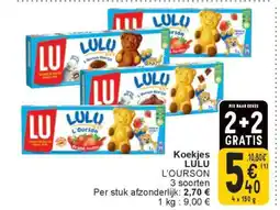 Cora Koekjes LULU L’OURSON aanbieding
