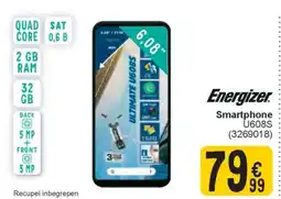 Cora Energizer Smartphone U608S aanbieding