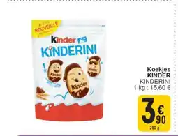 Cora Koekjes KINDER KINDERINI aanbieding