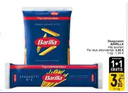 Cora Barilla Pasta aanbieding
