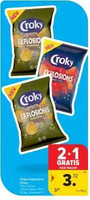 Carrefour Market Chips Explosions Croky aanbieding
