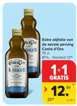 Carrefour Market Costa d'Oro Il Delicato Extra olijfolie aanbieding