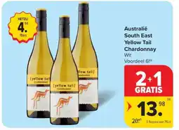 Carrefour Yellow Tail Chardonnay aanbieding