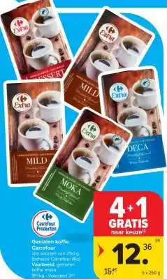 Carrefour Gemalen koffie Carrefour aanbieding