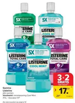 Carrefour Listerine aanbieding