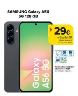 Carrefour SAMSUNG Galaxy A56 5G 128 GB aanbieding