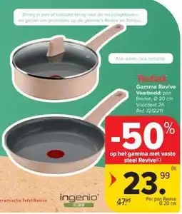 Carrefour Tefal Gamma Revive aanbieding
