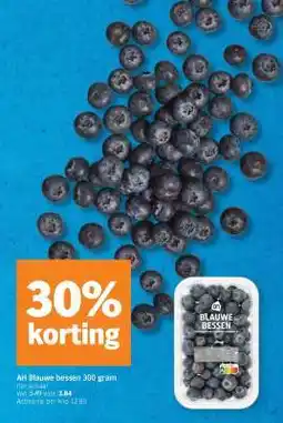 Albert Heijn AH Blauwe bessen 300 gram aanbieding