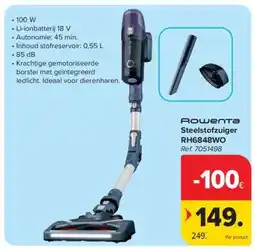 Carrefour Rowenta Steelstofzuiger RH6848WO aanbieding