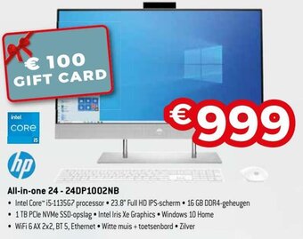 Exellent HP All-in-one 24 - 24DP1002NB aanbieding