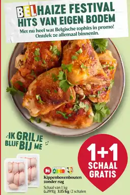 Delhaize Kippenbovenbouten zonder rug aanbieding