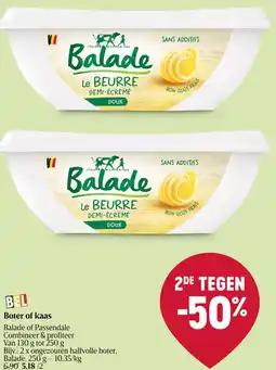 Delhaize Balade of Passendale Boter of kaas aanbieding