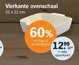 Albert Heijn Vierkante ovenschaal aanbieding