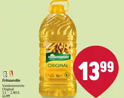 Delhaize Vandemoortele frituurolie original aanbieding