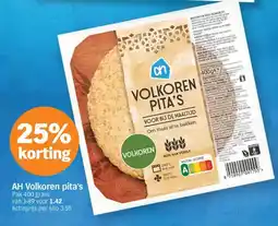 Albert Heijn AH Volkoren pita's aanbieding