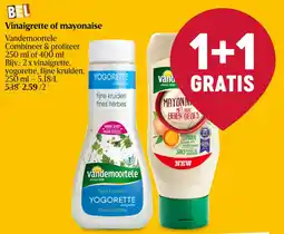 Delhaize Vandemoortele Vinaigrette of mayonaise aanbieding