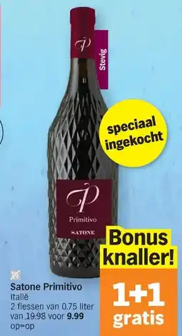 Albert Heijn Satone Primitivo aanbieding