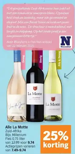 Albert Heijn Alle La Motte aanbieding