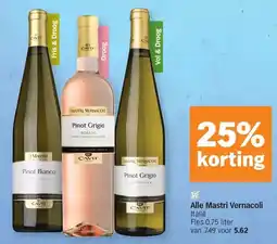 Albert Heijn Alle Mastri Vernacoli aanbieding