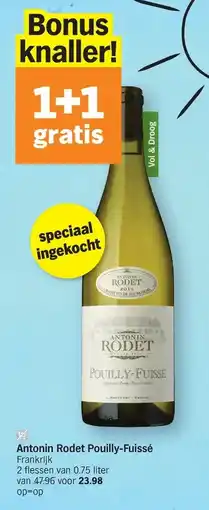 Albert Heijn Antonin Rodet Pouilly-Fuissé aanbieding