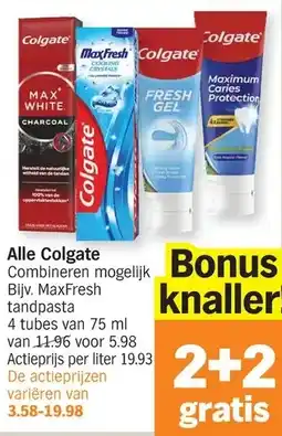 Albert Heijn Alle Colgate aanbieding