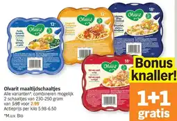 Albert Heijn Olvarit maaltijdschaaltjes aanbieding
