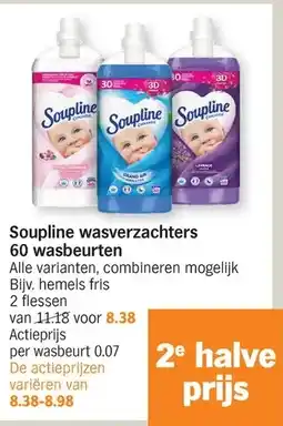Albert Heijn Soupline wasverzachters aanbieding