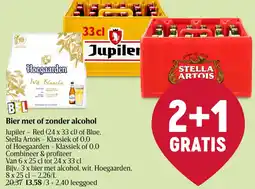 Delhaize Bier met of zonder alcohol aanbieding