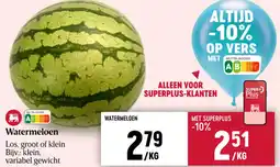 Delhaize Watermeloen aanbieding