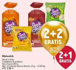 Delhaize Snack a Jacks Rijstwafels aanbieding