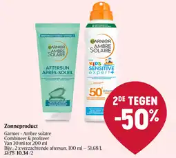 Delhaize GARNIER AMBRE SOLAIRE Ambre solaire Zonneproduct aanbieding