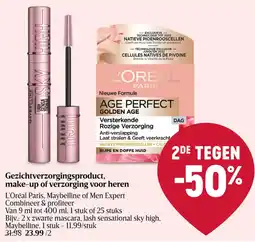 Delhaize Gezichtverzorgingsproduct, make-up of verzorging voor heren aanbieding