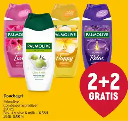 Delhaize Palmolive douchegel aanbieding