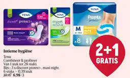 Delhaize Tena Intieme hygiëne aanbieding