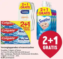 Delhaize Verzorgingsproduct of wasverzachter aanbieding