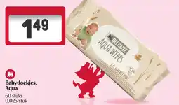 Delhaize Babydoekjes, Aqua aanbieding
