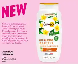 Delhaize Lovea douchegel met monoï aanbieding