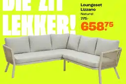 Kwantum Loungeset Lizzano Naturel aanbieding